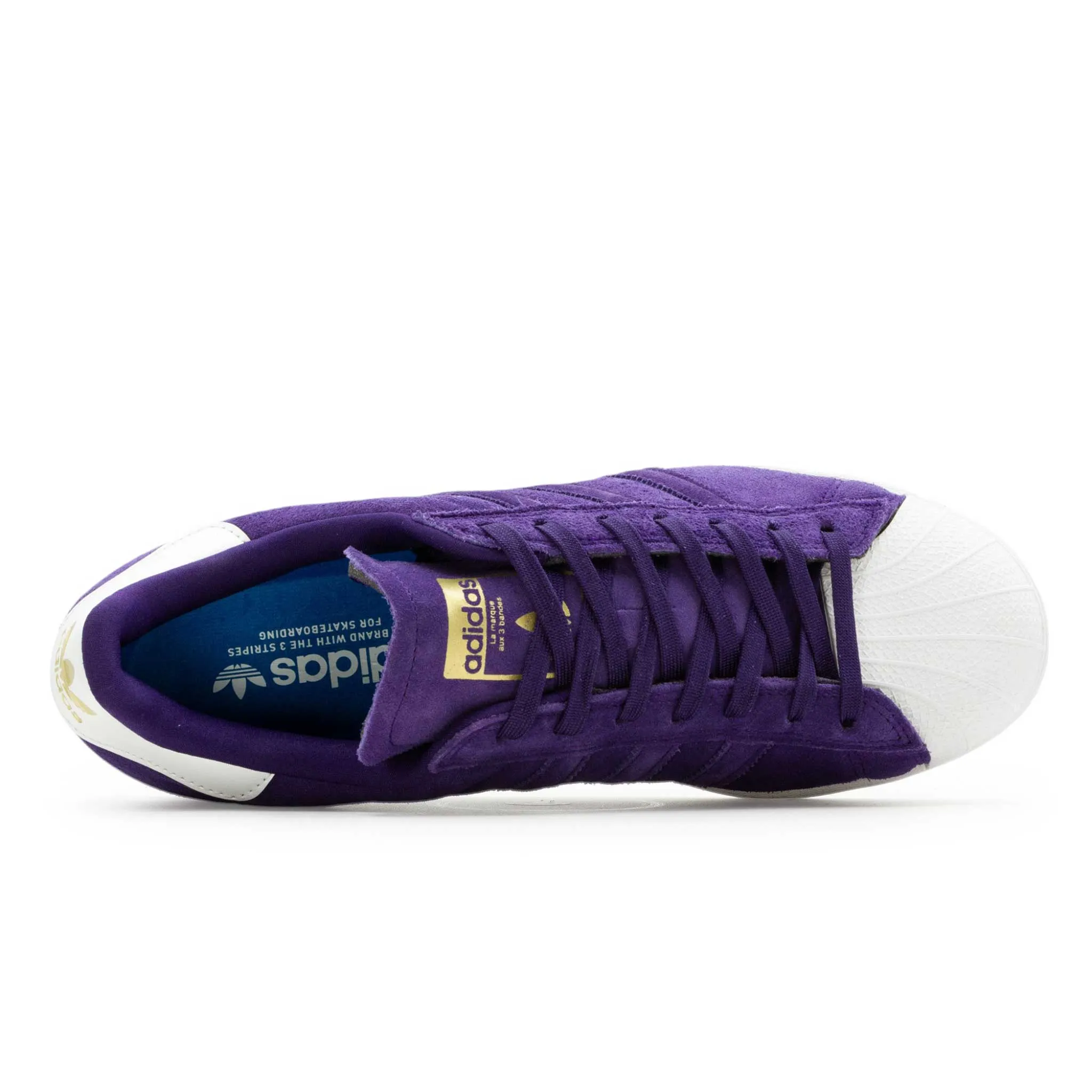 Adidas Superstar ADV Shoes - Collegiate Purple/Zero Metalic/Gold metallic