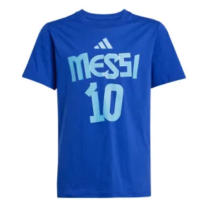 adidas Youth Messi Tee - Blue