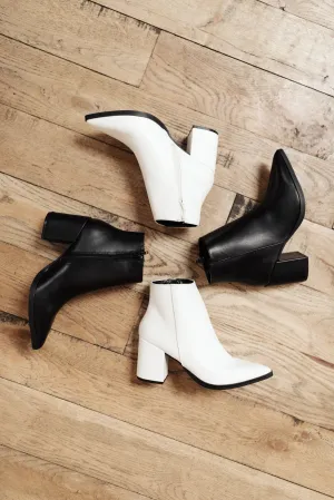 Amari Ankle Boots in White - 2/22/2022