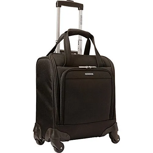 American Tourister Lynnwood 16 Inch Underseat Spinner Carry-On Luggage With Wheels - (Purple Print)