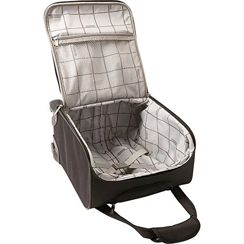 American Tourister Lynnwood 16 Inch Underseat Spinner Carry-On Luggage With Wheels - (Purple Print)