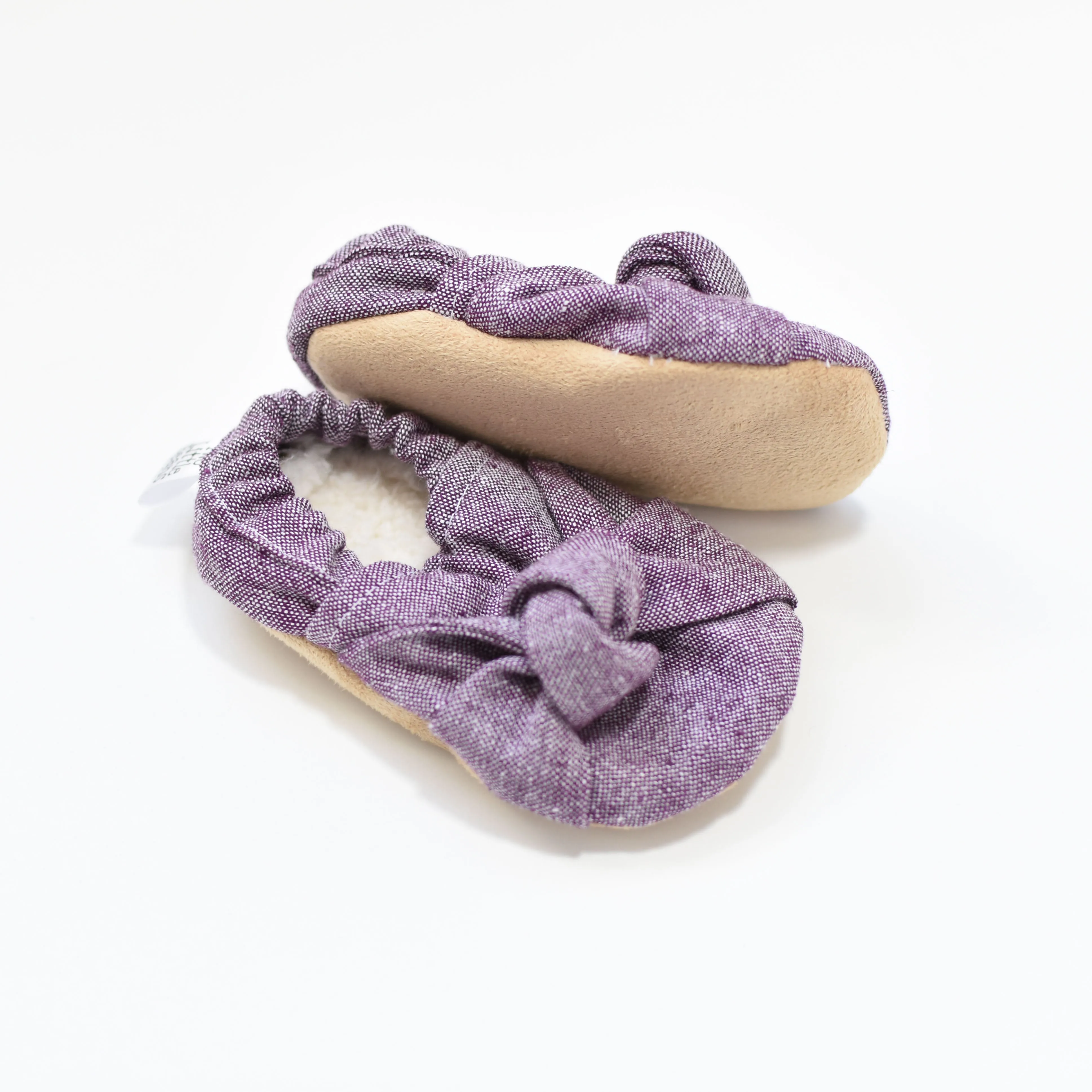 B O O T I E S | emilia | eggplant linen