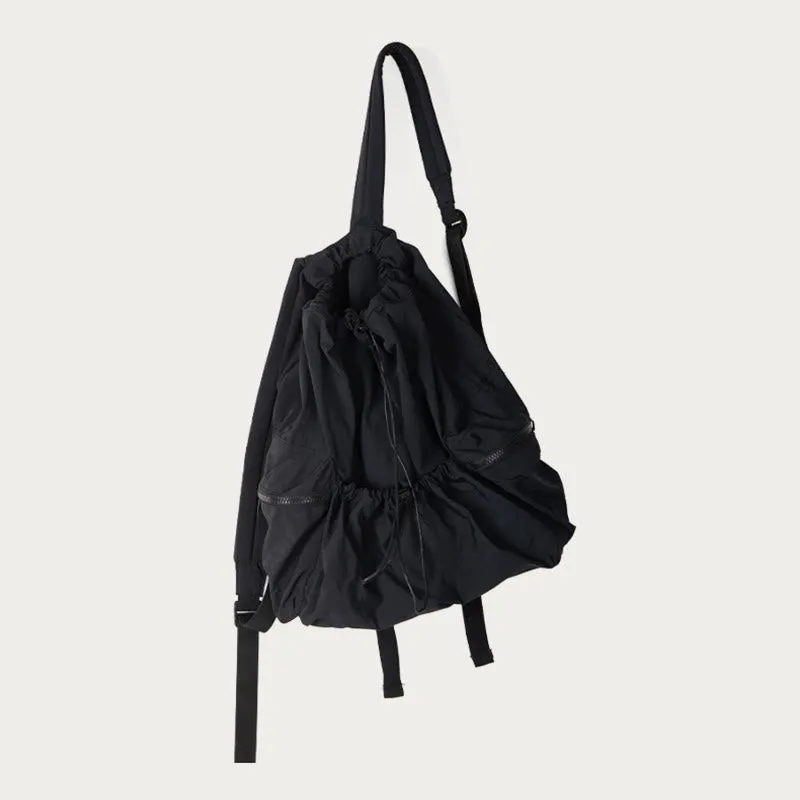 Backpack For Women Nylon Drawstring Lightweight Casual Travel Bag