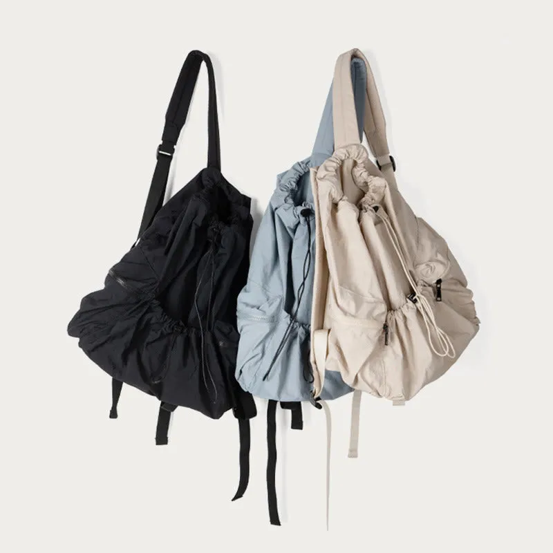 Backpack For Women Nylon Drawstring Lightweight Casual Travel Bag