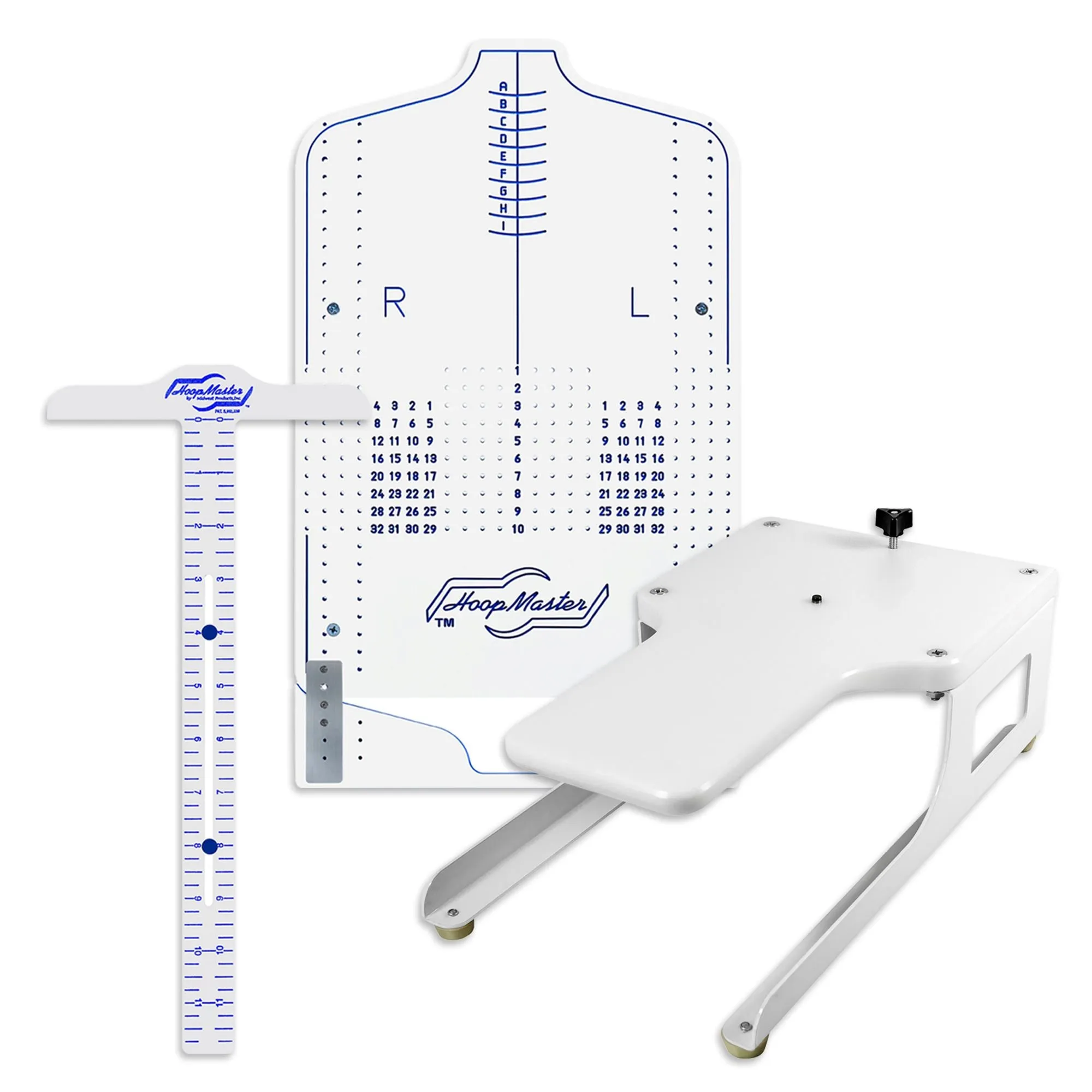 BAi VISION Two Head 15 Needle Embroidery Machine with Deluxe Mighty Hoop Bundle