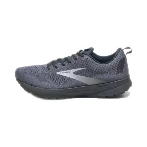 Brooks Revel 4 Sport Shoes Fabric Grey Colour For Men