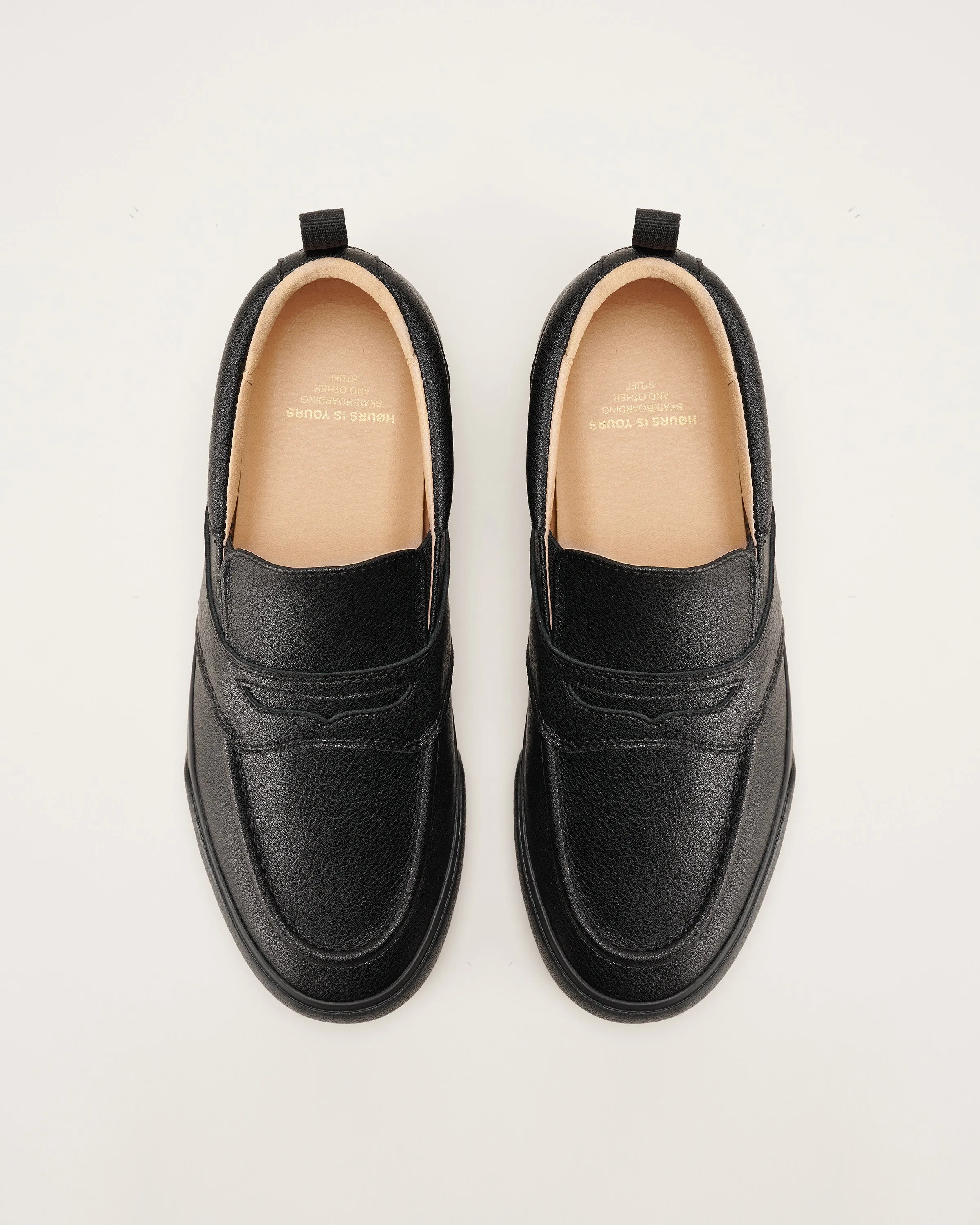 COHIBA SL30 Skate Loafer Black Leather
