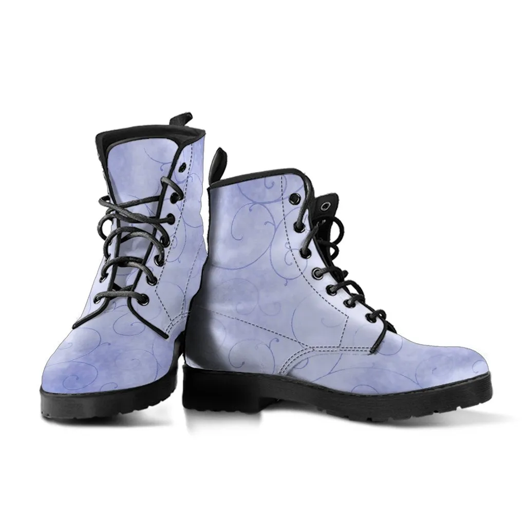Combat Boots - Vintage Purple | Purple Boots for Women, Vegan Leather Lace Up Boots, Handmade Lace Up Boots, Women’s Boots, Custom Shoes