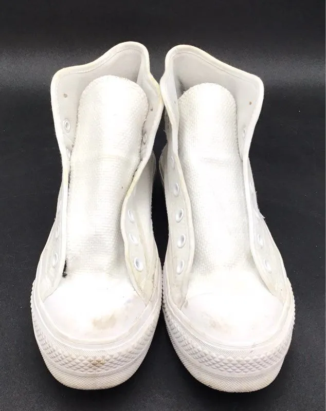 Converse Women's CTAS Platform A05068C White Athletic Shoes - Size 9.5