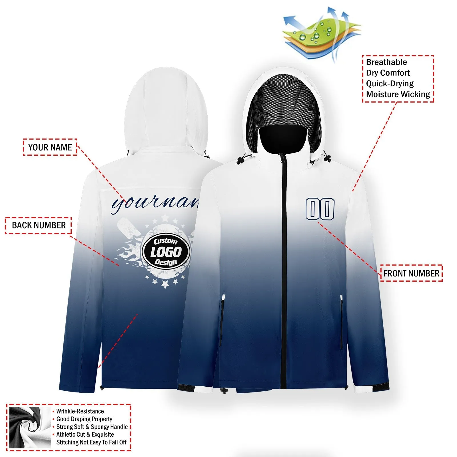 Custom Baseball Outerwear Hat and Shoes Combo Offer Personalized Combo ZH-E025023-11
