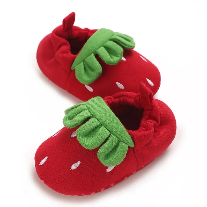 Cute Strawberry Baby Shoes