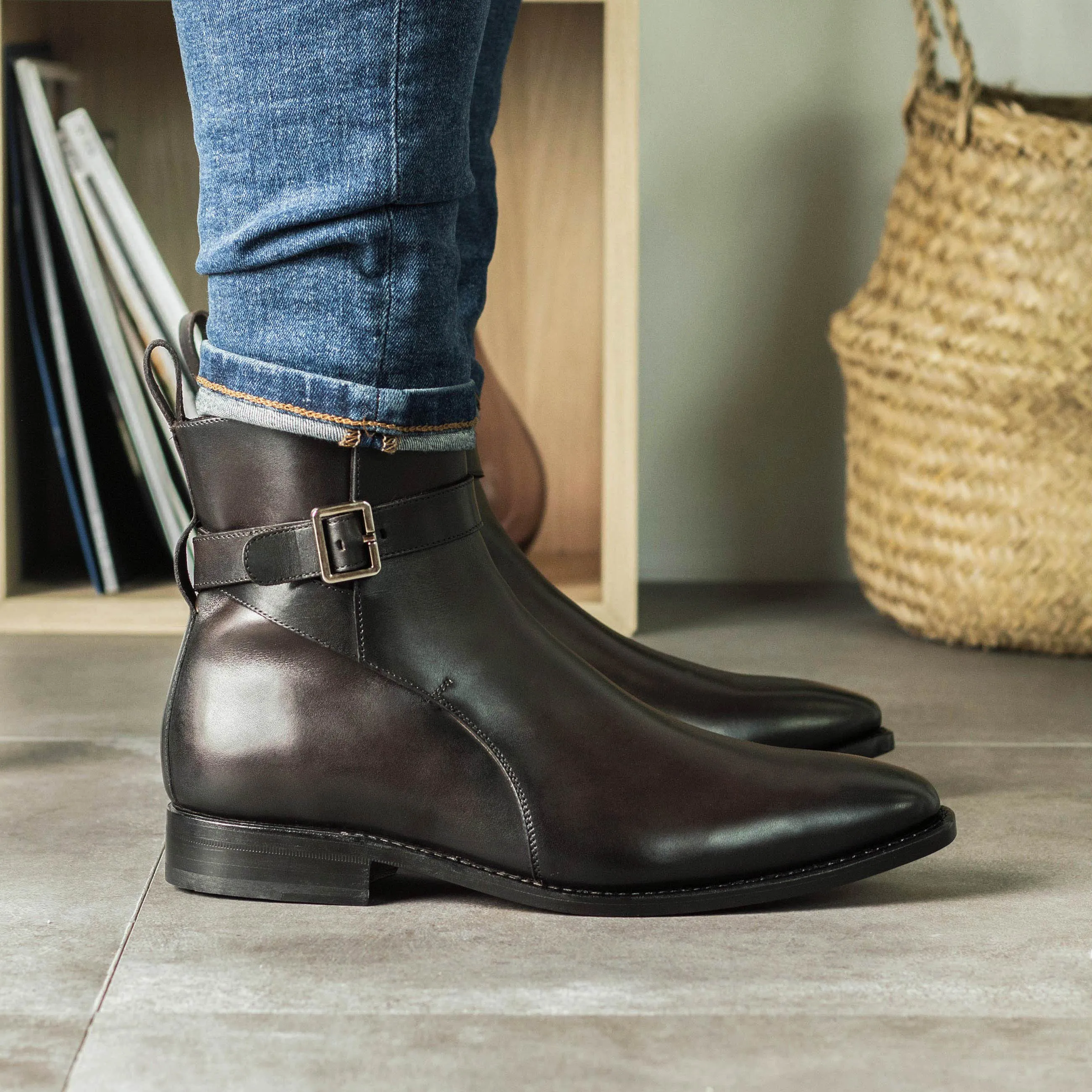 Dark Brown Jodhpur Boots