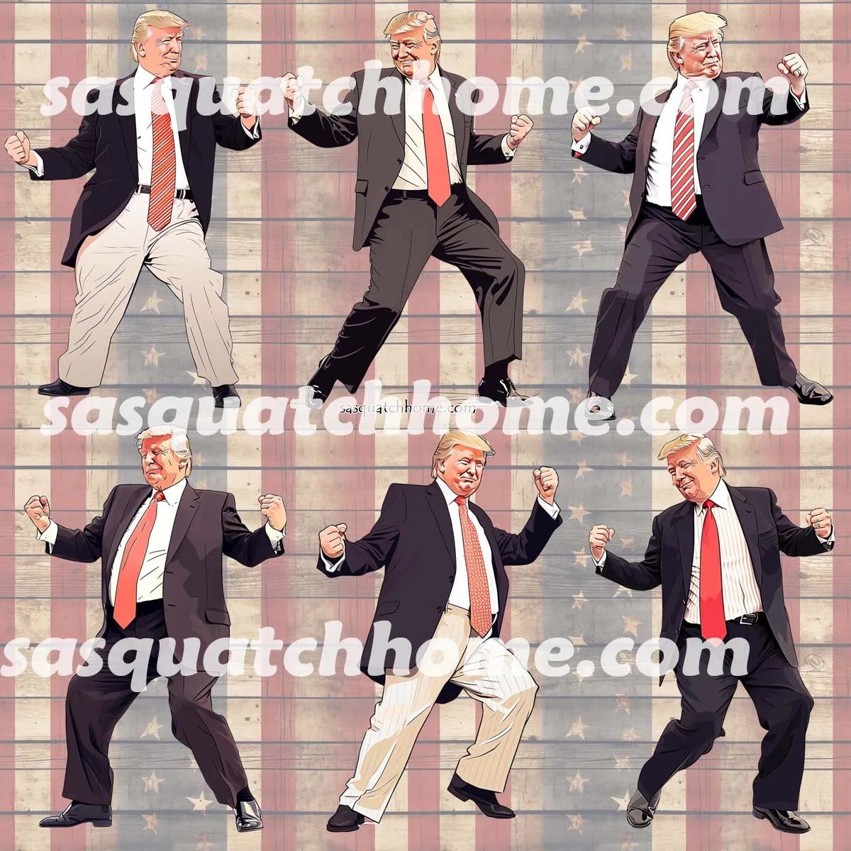 Donald Trump, MAGA Youth Children Canvas Shoes Set 2 of 2