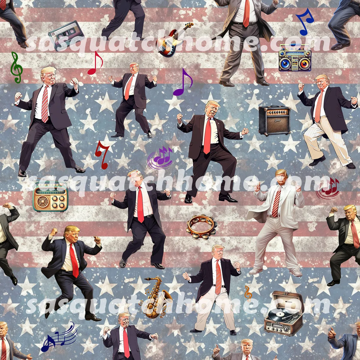 Donald Trump, MAGA Youth Children Canvas Shoes Set 2 of 2
