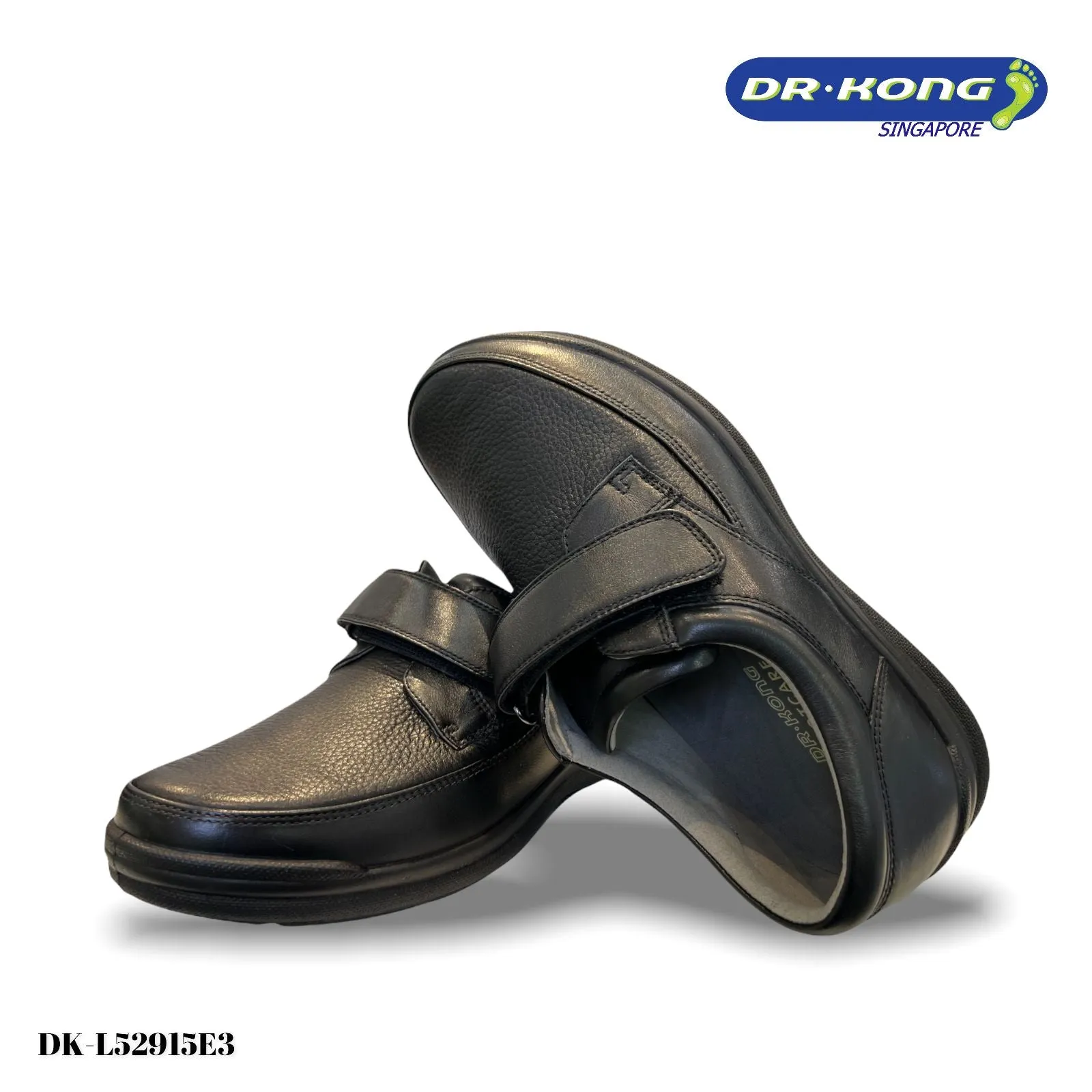 DR.KONG SENIOR (MEN) / ELDERLY SHOES DK-L52915E3-BLK(RP : $259)