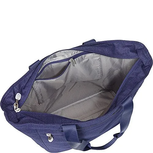 eBags Metro Travel Tote Bag with RFID Security for Women - 12-inch - Carry-On - (Black)