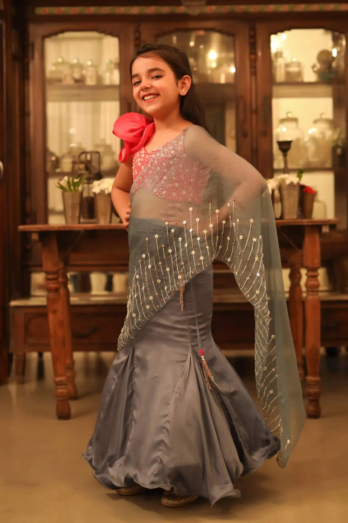 Embroidered Saree