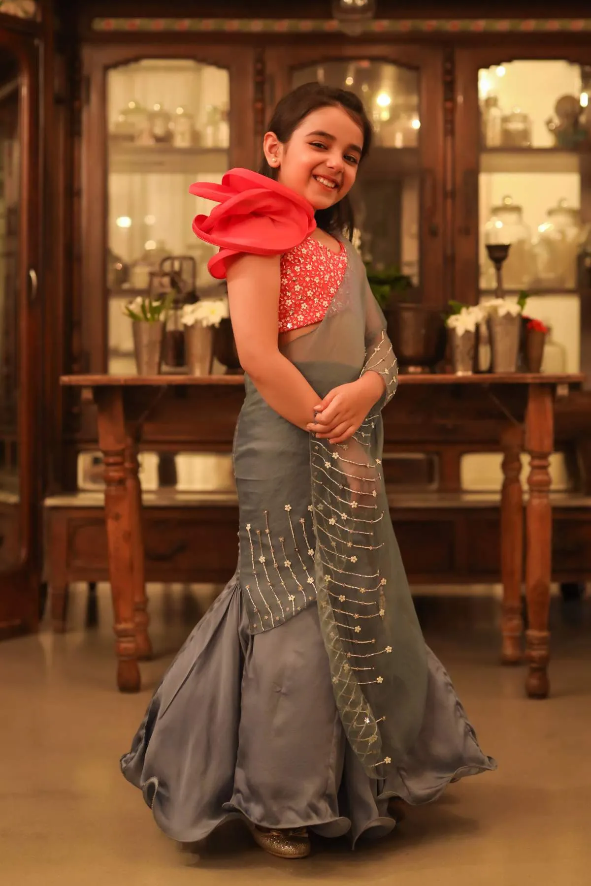 Embroidered Saree
