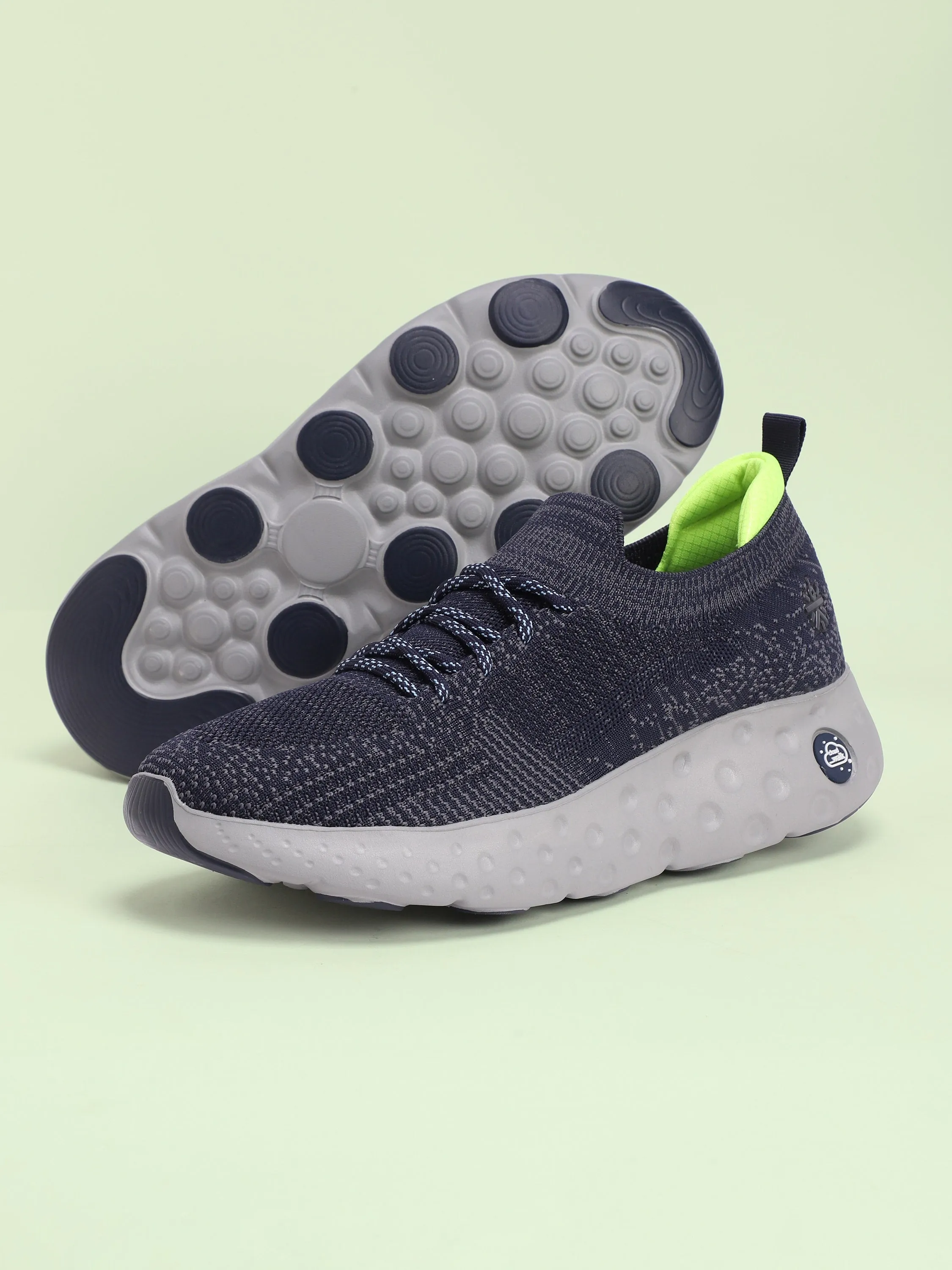 EZ  Cushn Men's Walking Shoes - Clay/Light Green
