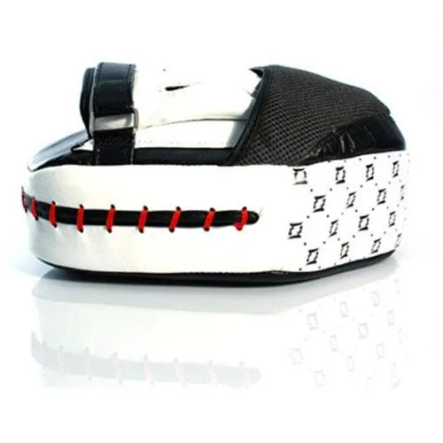 FAIRTEX AERO FMV11 MUAY THAI BOXING MMA PUNCHING FOCUS MITTS PADS Size Standard White Black