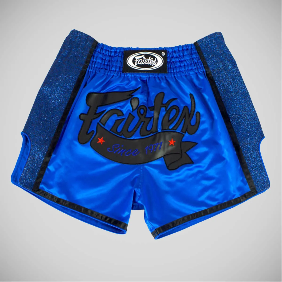 Fairtex BS1702 Slim Cut Muay Thai Shorts Blue