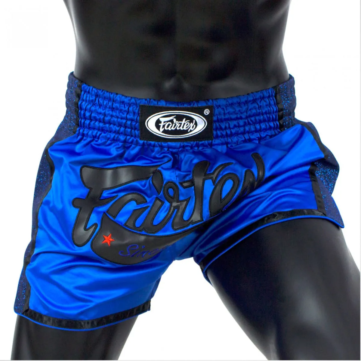 Fairtex BS1702 Slim Cut Muay Thai Shorts Blue