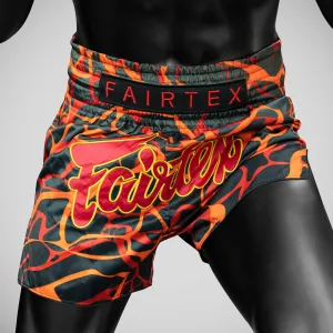 Fairtex BS1926 Magma Muay Thai Shorts Red