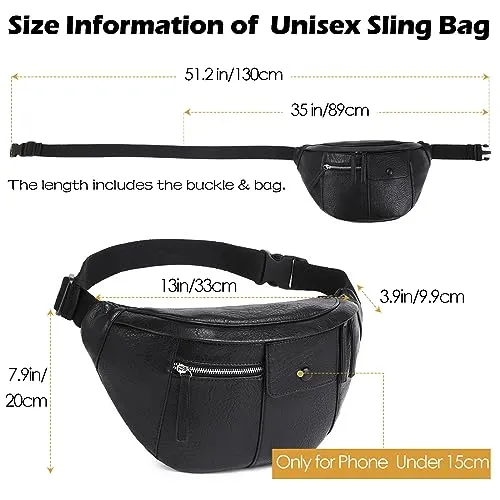 Fanny Pack Stylish Fanny Pack Waist Bag With Multiple Pockets Chest Bag Crossbody Bag Wide Strap Fanny Pack For Partyl Sports Outdoor Travel