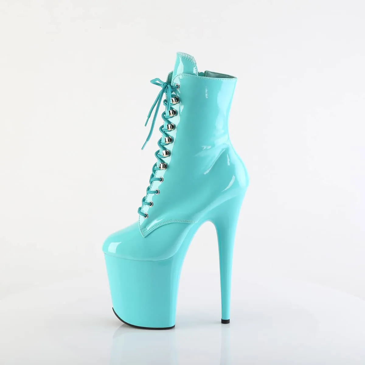 FLAMINGO-1020 Aqua Calf High Boots