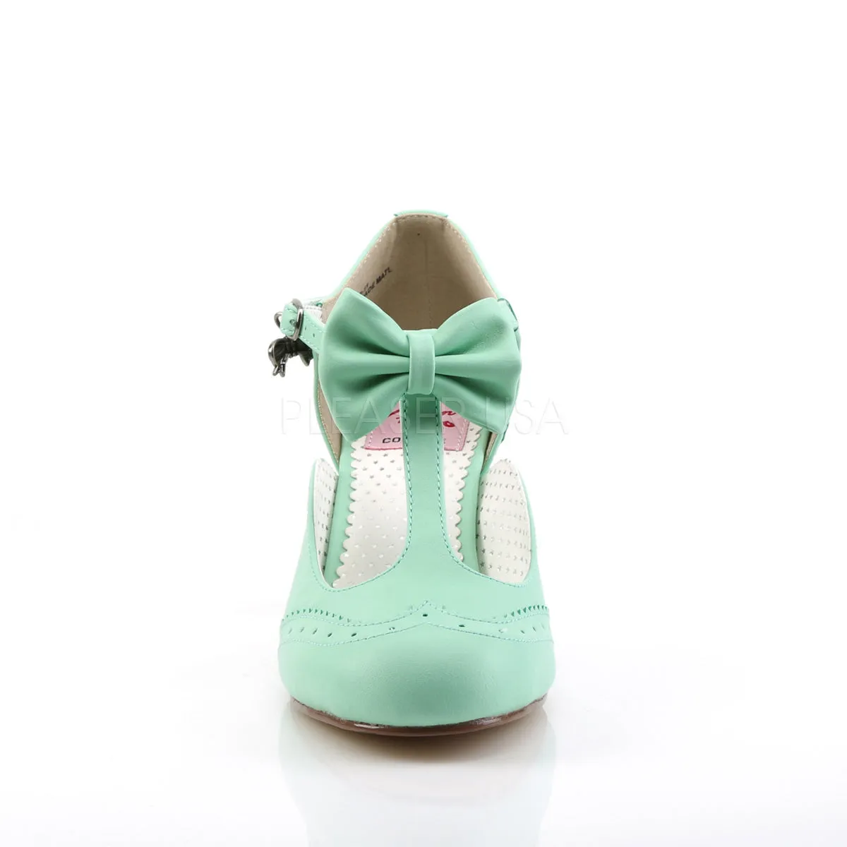 Flapper Mint Kitten Heels