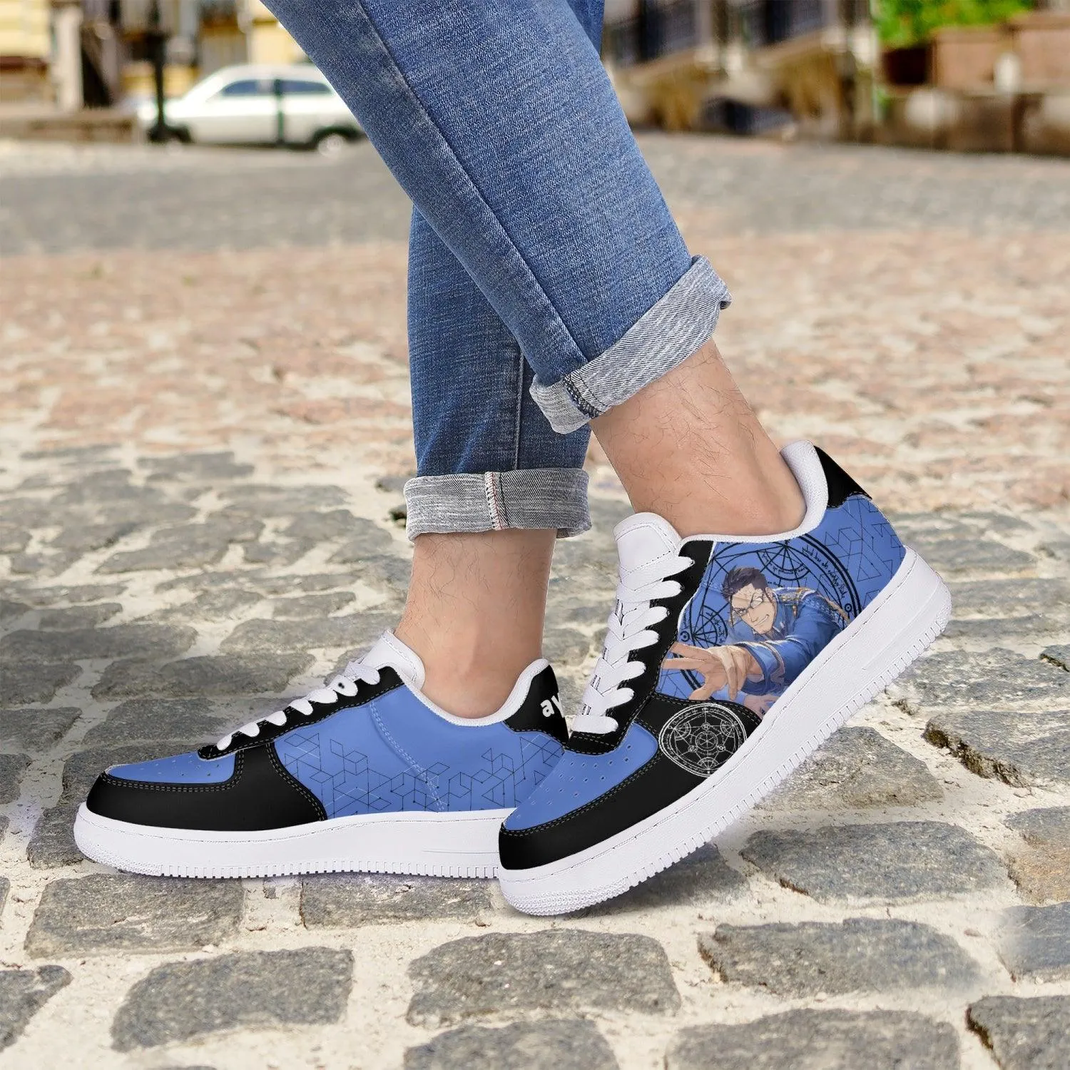 Fullmetal Alchemist Maes Air F1 Anime Shoes