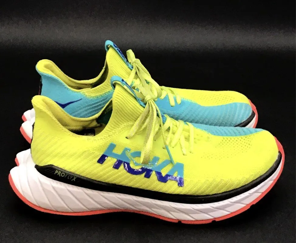 Hoka One One Men's Carbon X 3 Multicolor Athletic Shoes - Size 8.5D