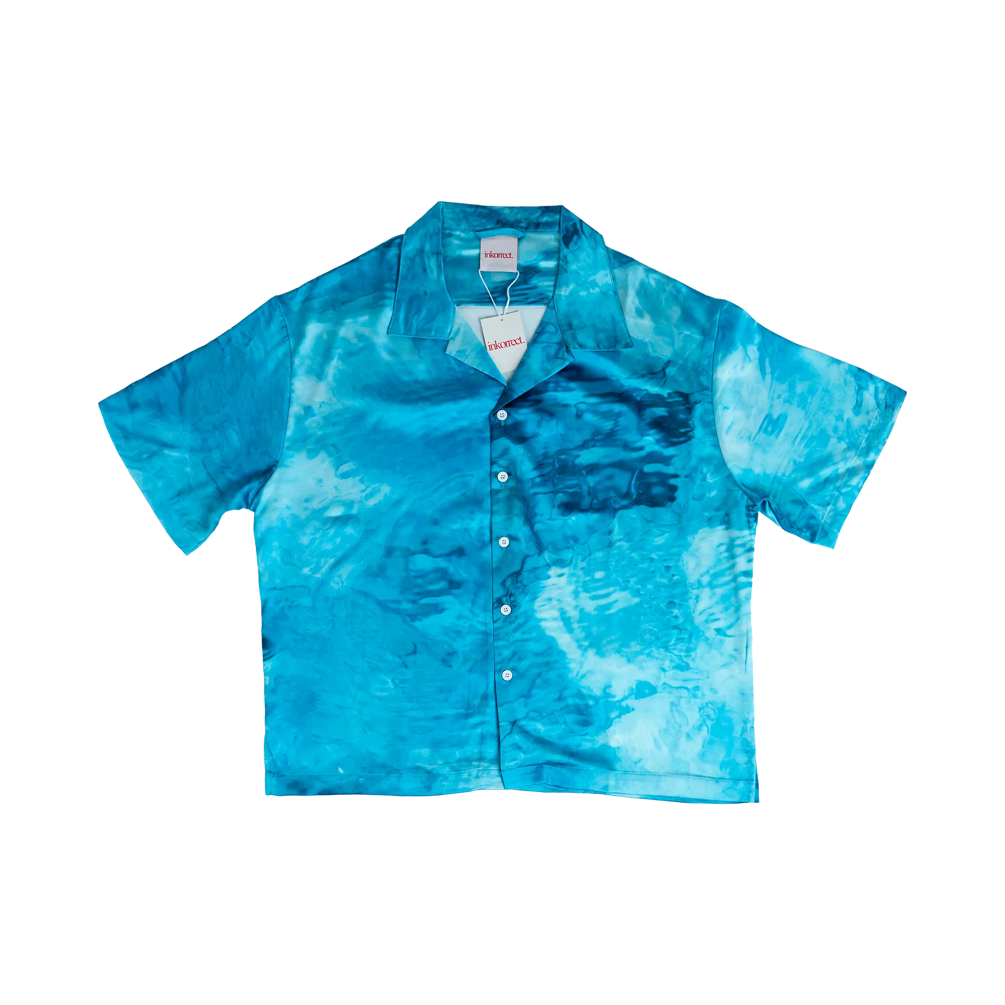 Inkorrect Satin Shirt Blue