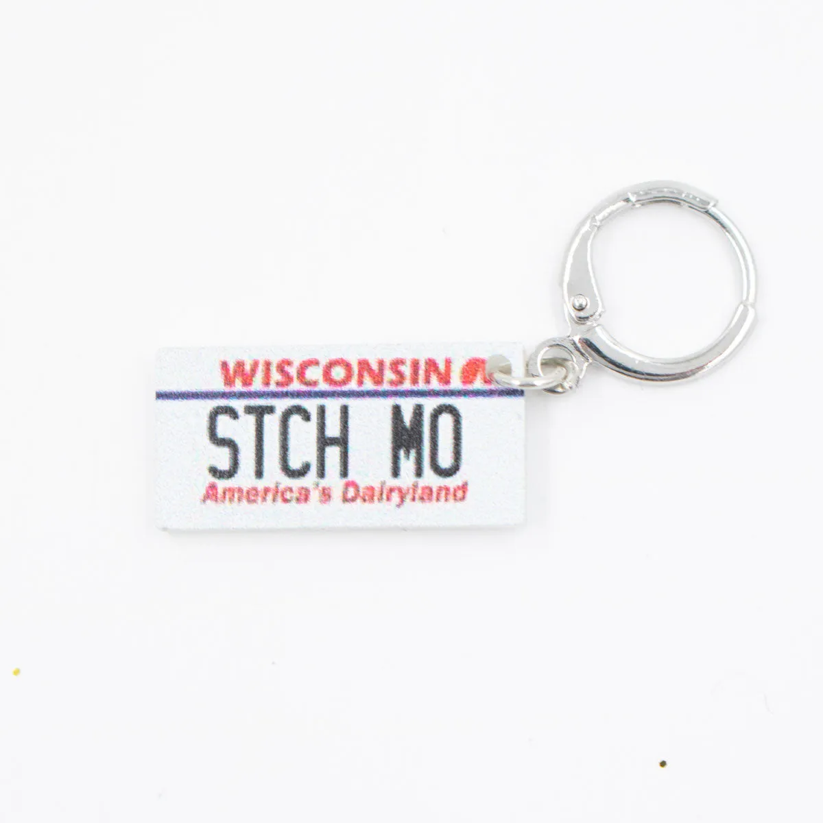 Jimmy Beans Wool State Stitch Markers - Wisconsin