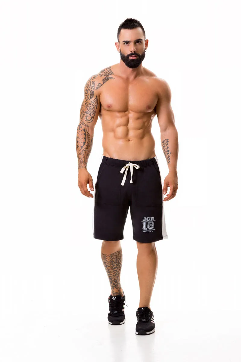 Jor Warrior Athletic Shorts Black 0365 Size XL