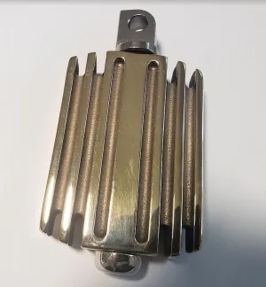 KICKER PEDALS FOR HARLEY & AFTERMARKET KICK UNITS STAINLESS STEEL BRONZE FINISH
