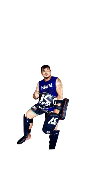 King Pro Kicking Pads Trainer Gae 2 strap