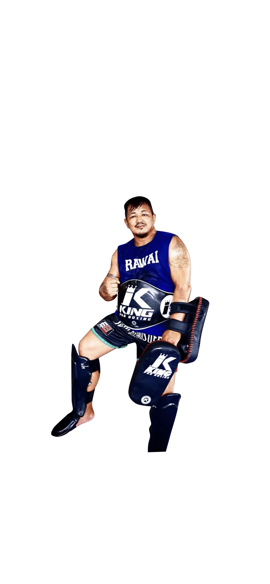 King Pro Kicking Pads Trainer Gae 2 strap