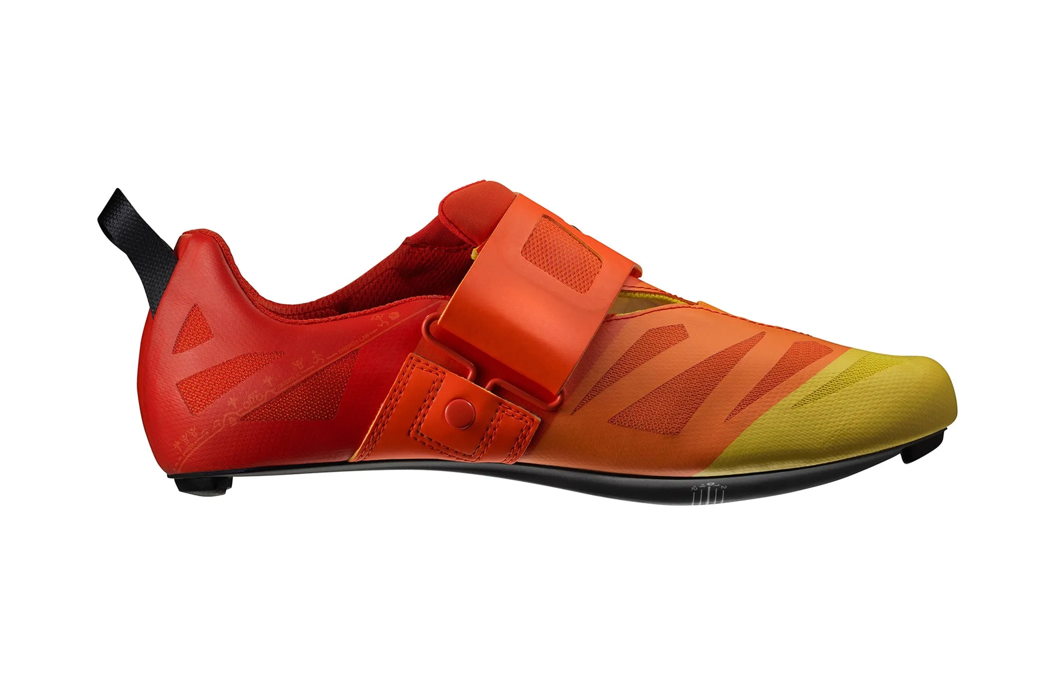 Mavic Cosmic SL Ultimate Kona Tri Bike Shoes Orange Yellow