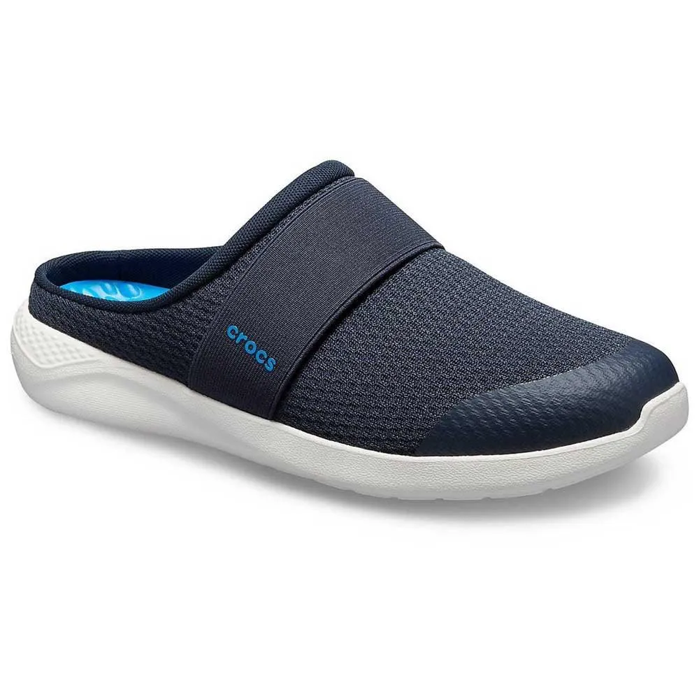 Men LiteRide Mesh Mule Clog - Navy/ White