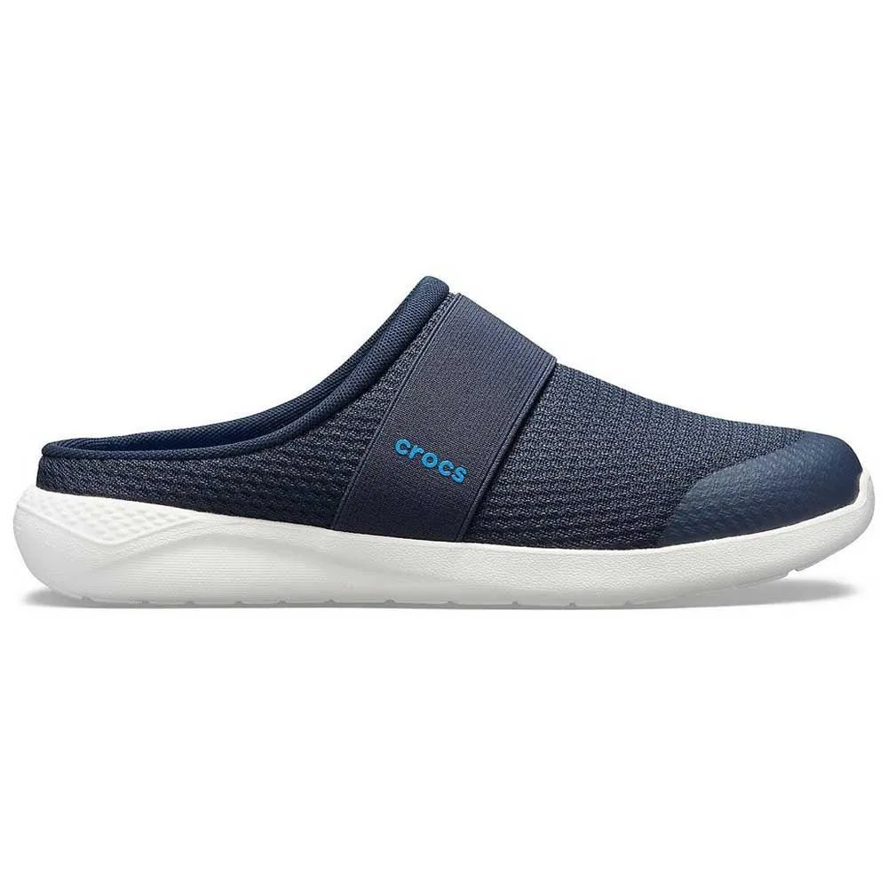 Men LiteRide Mesh Mule Clog - Navy/ White