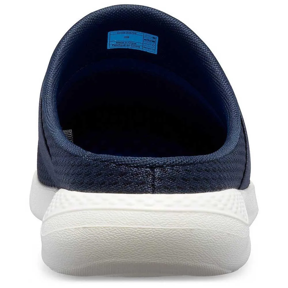 Men LiteRide Mesh Mule Clog - Navy/ White