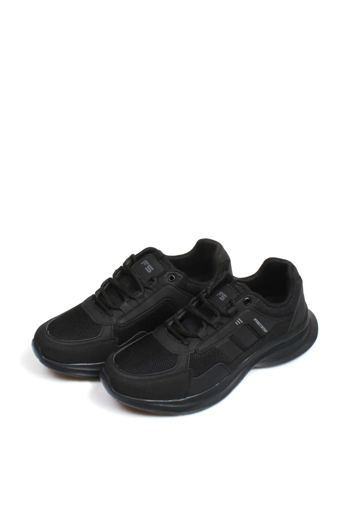 Men's Black Performance Athletic Sneakers - Wessi