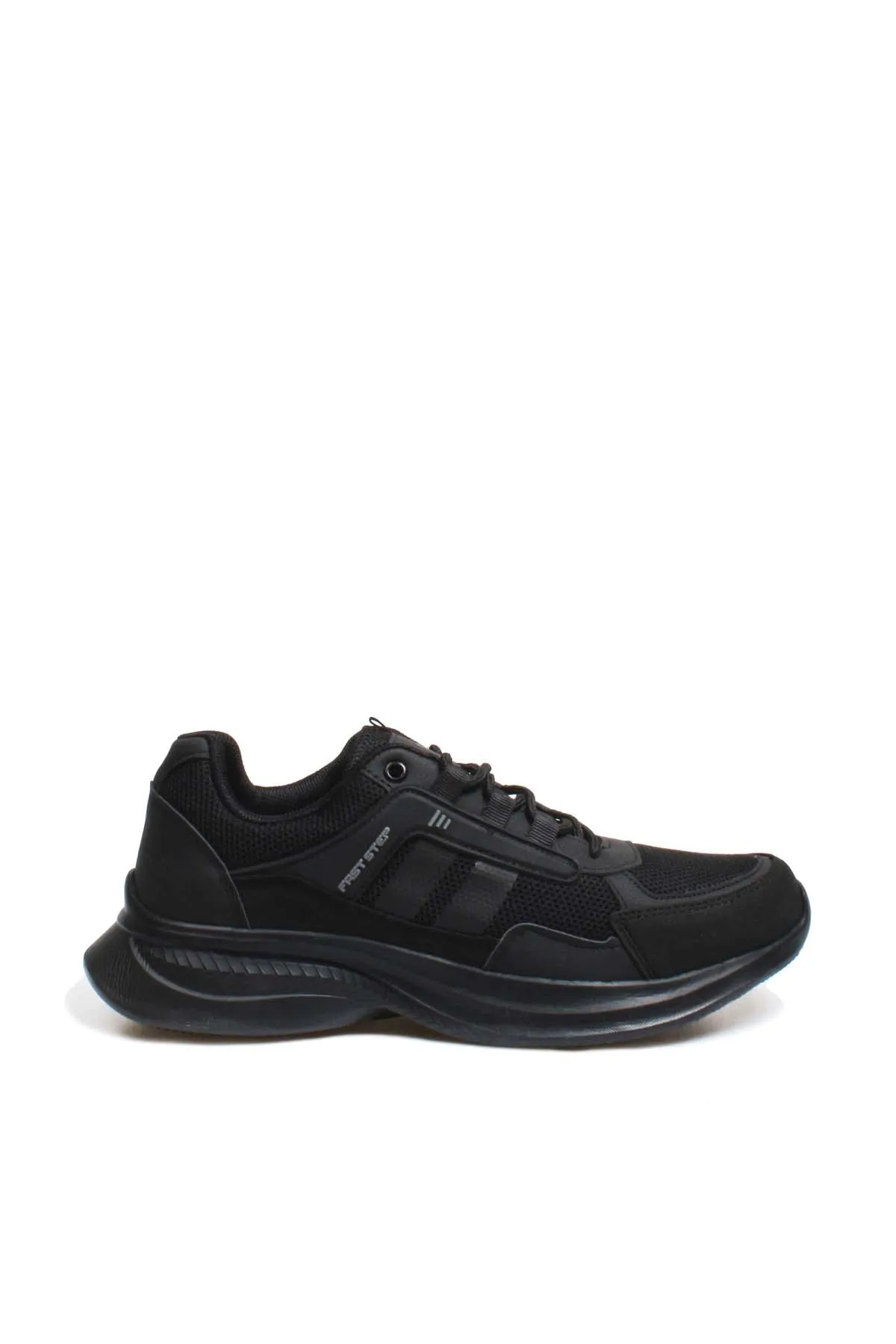 Men's Black Performance Athletic Sneakers - Wessi