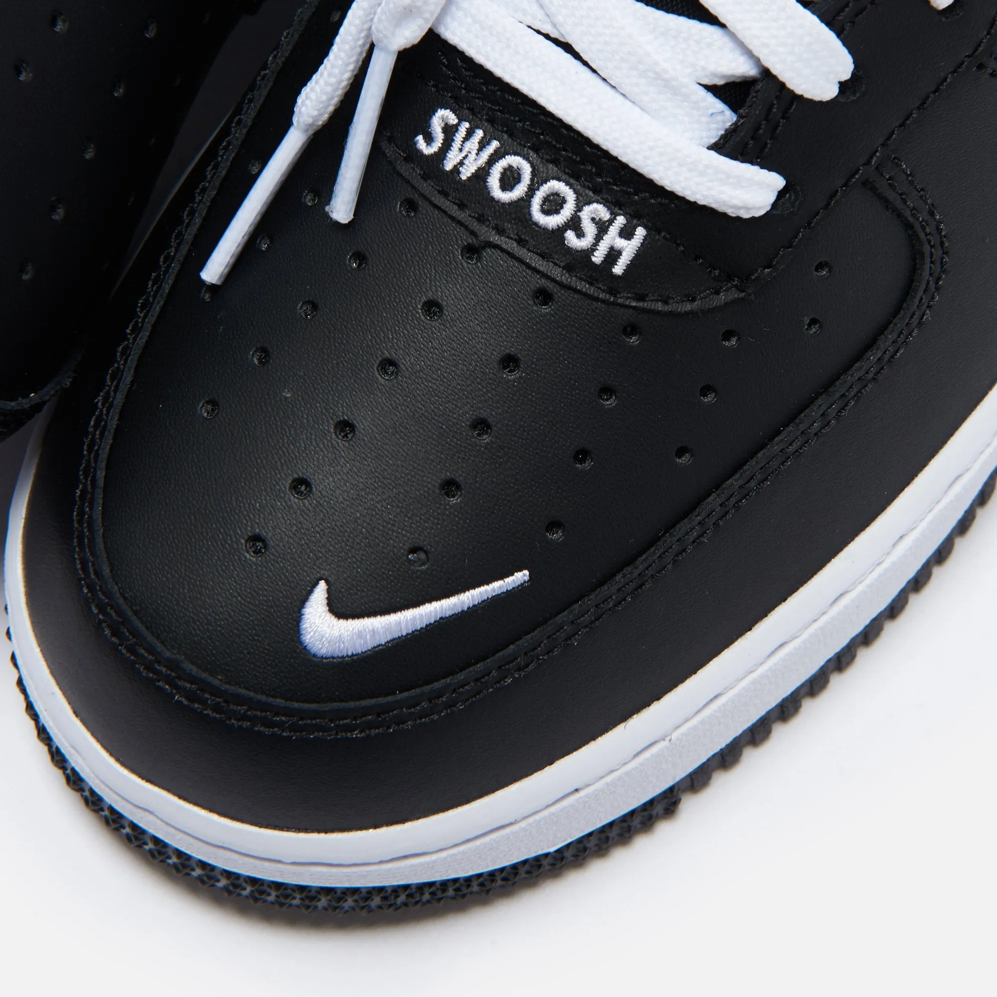 Men's Nike Air Force 1 LV8 "SWOOSH" Pack (Black/Wolf Grey)(CJ8731-001)