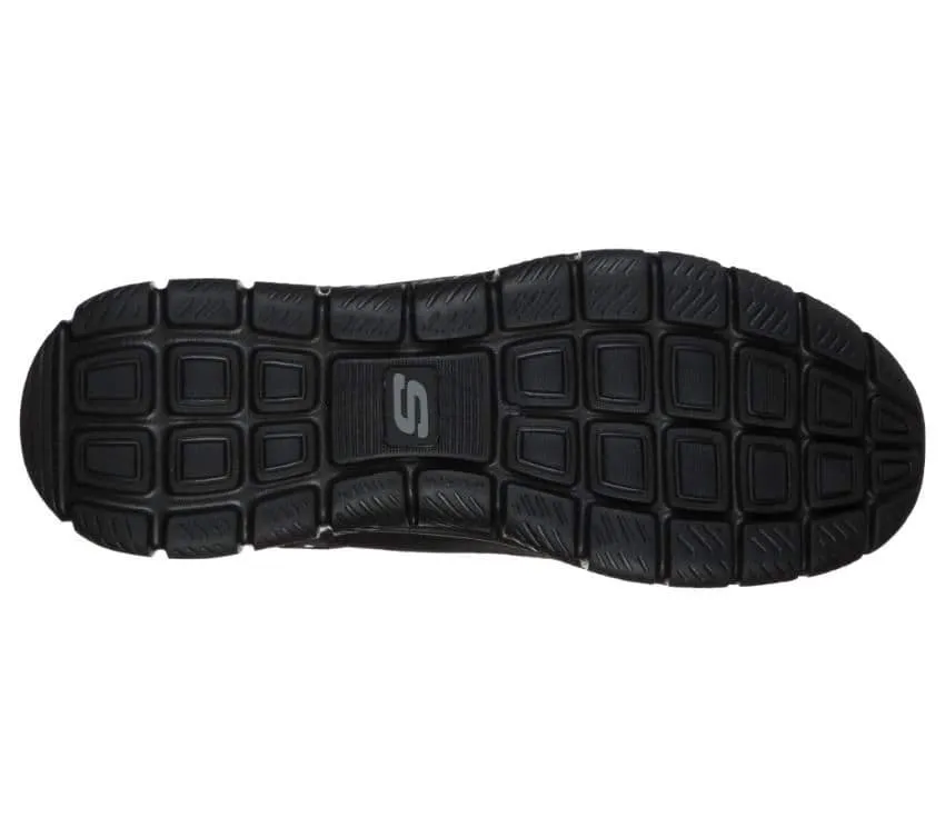 Mens Skechers Track- Knockhill Shoes Black/Black