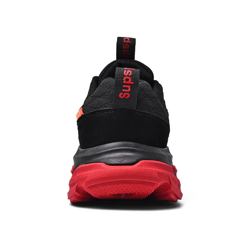 Men's Trendy Fish Scale Flying Woven Running Shoes