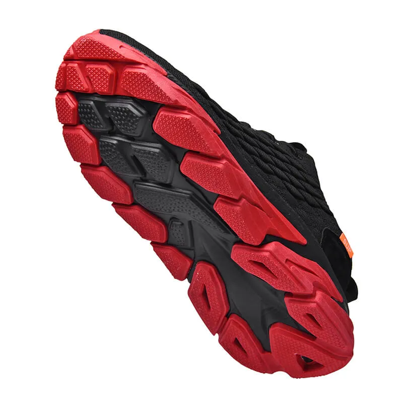 Men's Trendy Fish Scale Flying Woven Running Shoes