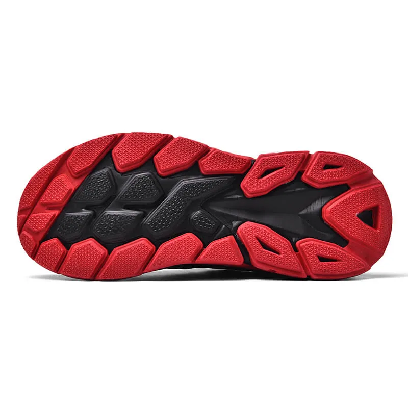 Men's Trendy Fish Scale Flying Woven Running Shoes