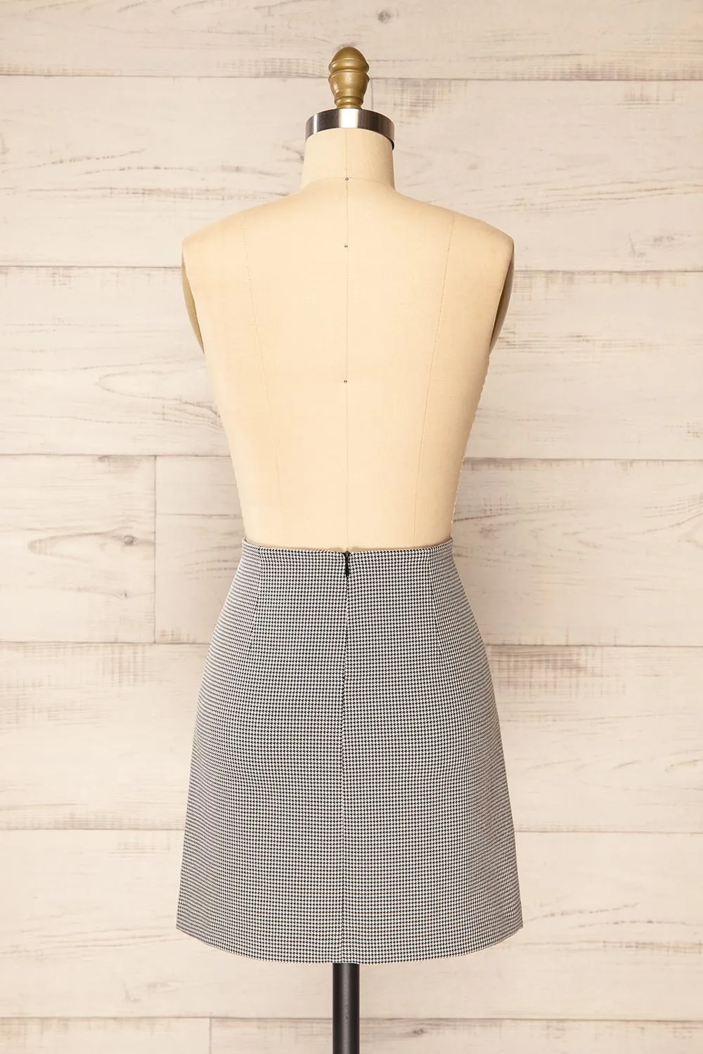 Menton | Houndstooth Mini Skirt